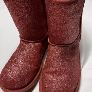 UGG Classic II Glitter Boot - Pink Size 6 Women's